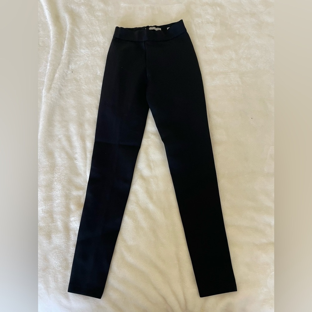 Vince Black Skinny Knit Leggings